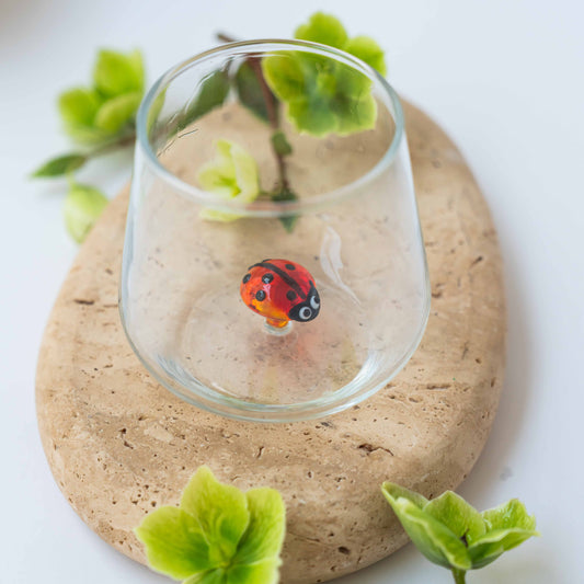 Ladybug Glass