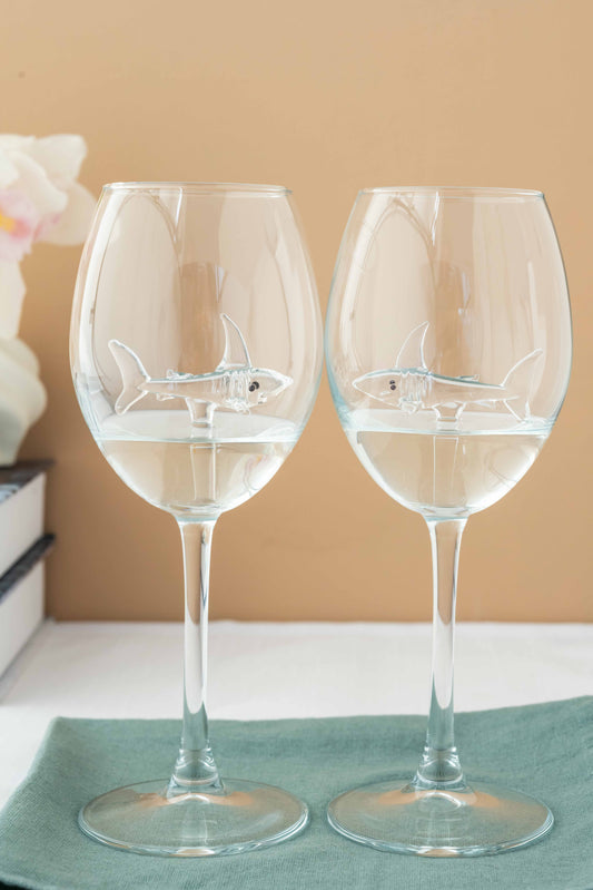 Wine Glasses Sharks