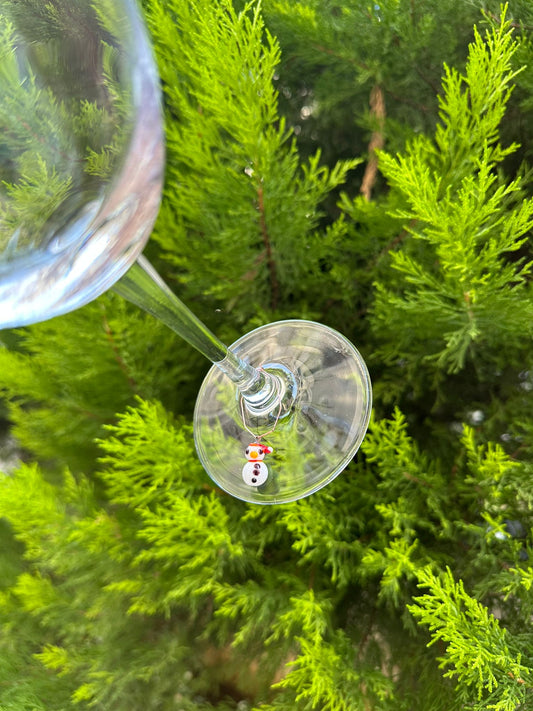 Christmas Wine Glass Marker Set of 5