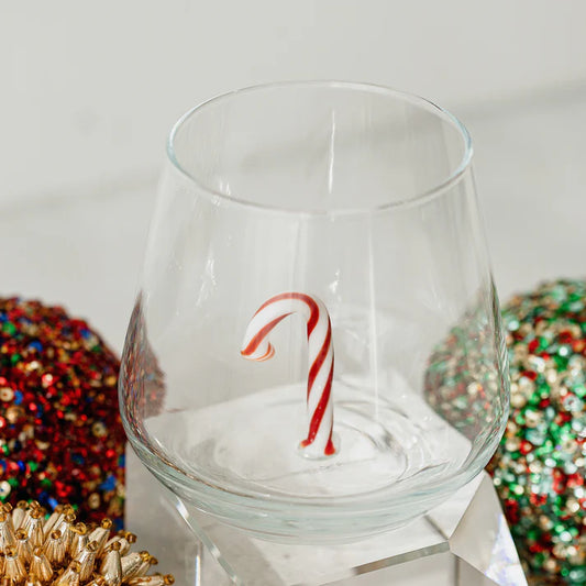 Candy Cane Glass