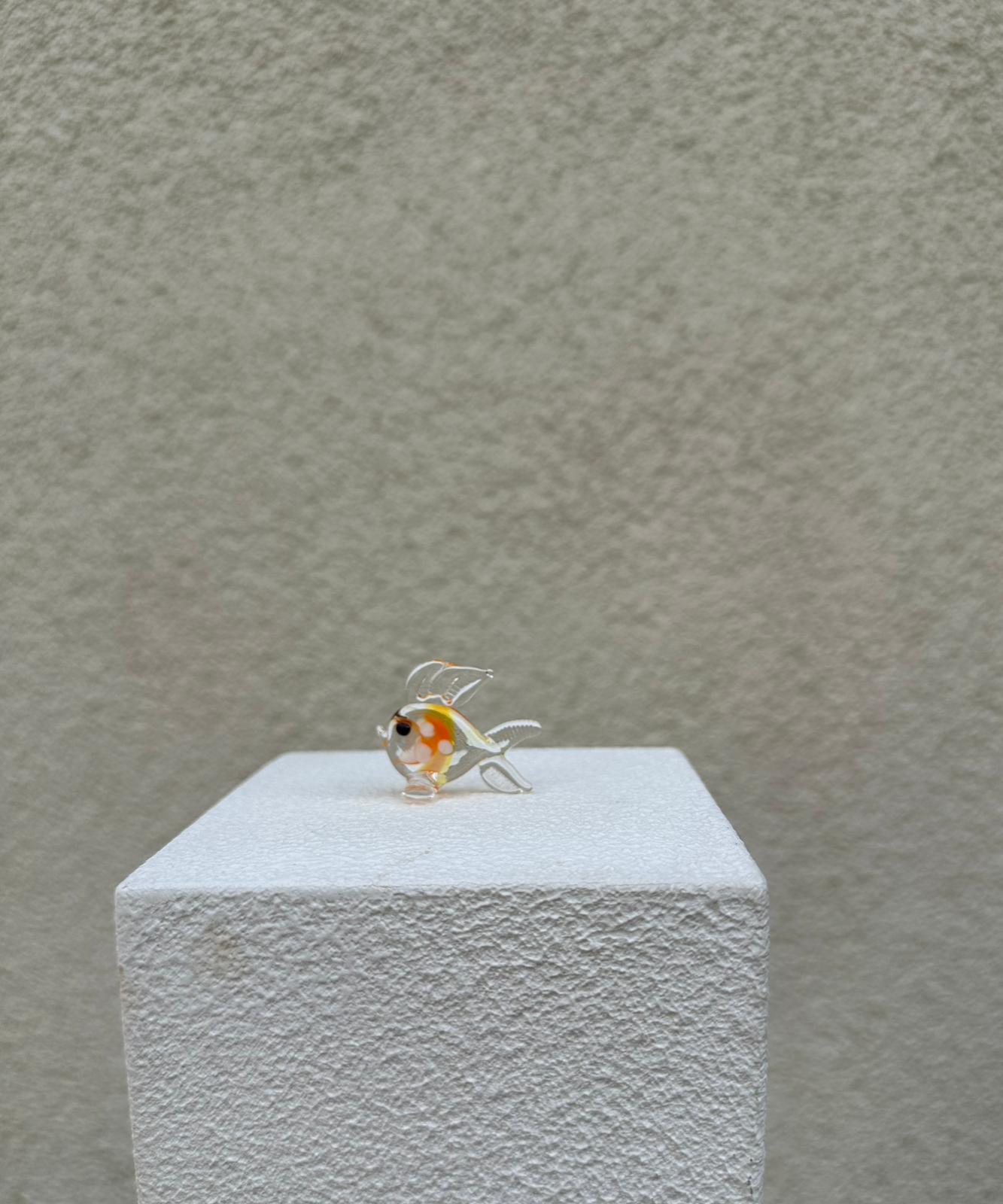 Orange Fish Glass Figurines