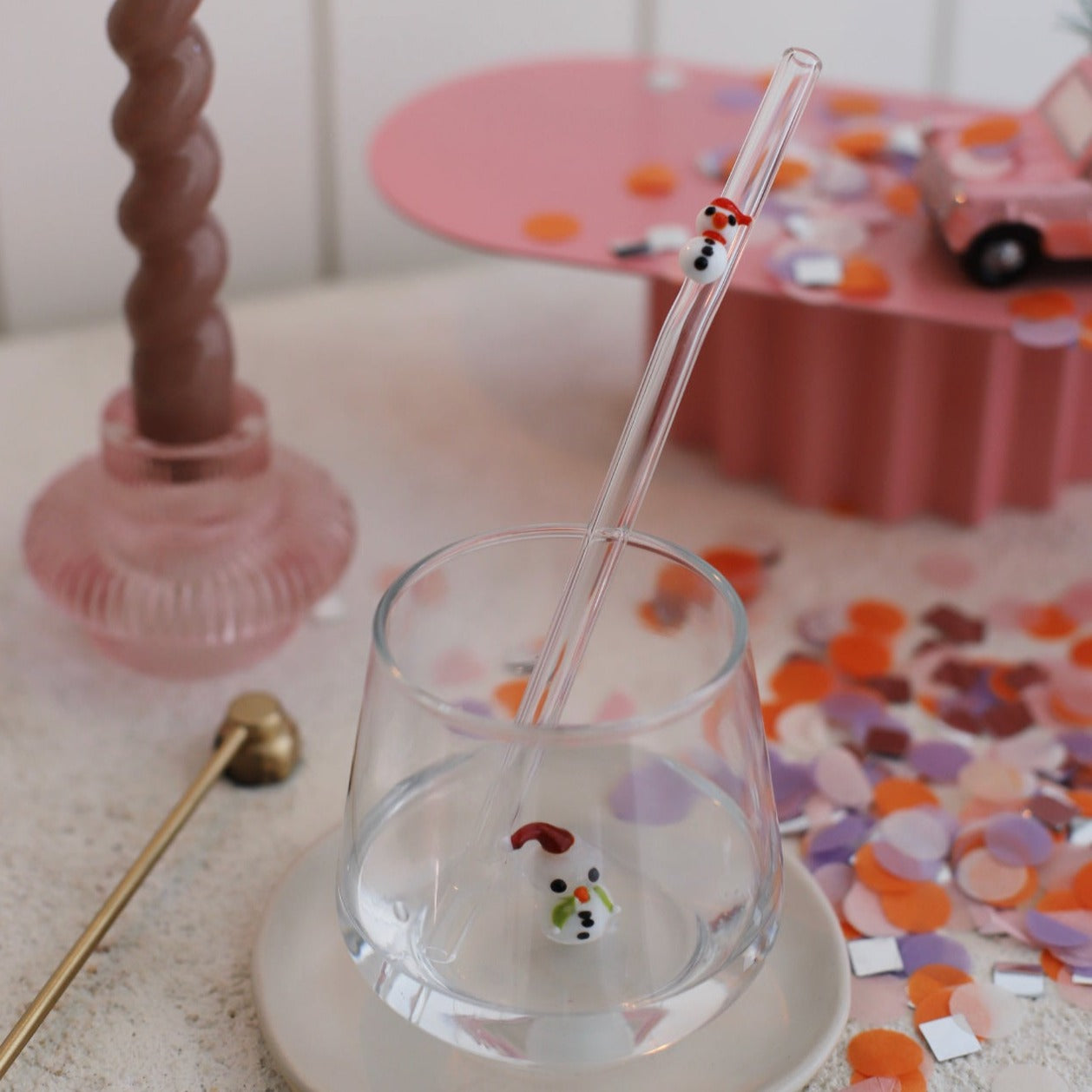 Christmas Snowman Straw ππ