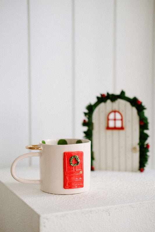Ceramic Christmas Door