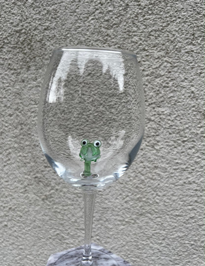 Wine Glasses Frog