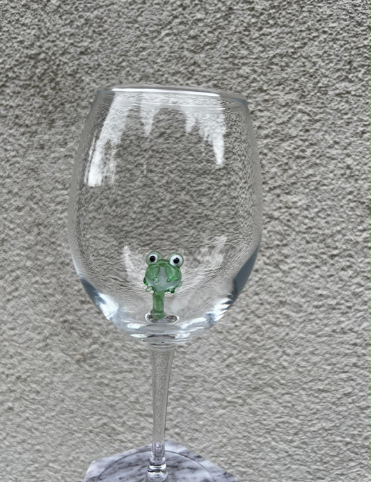 Wine Glasses Frog