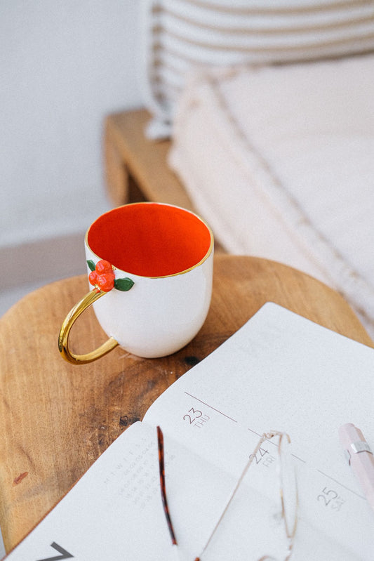 Ceramic Coquina Flower
