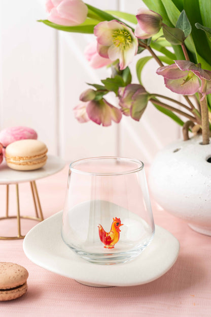 Rooster Glass