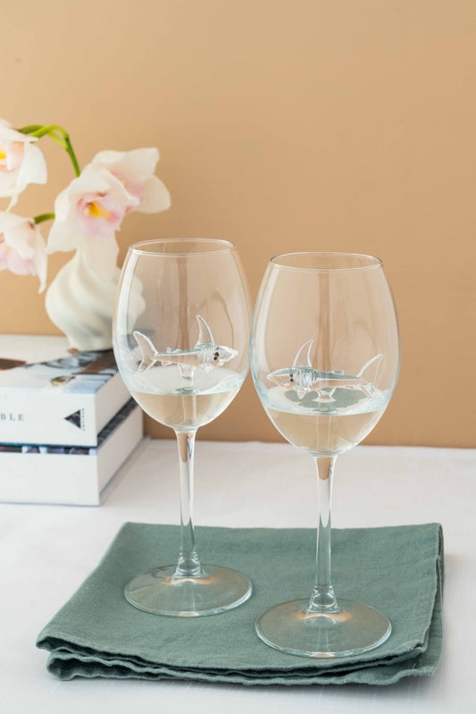 Wine Glasses Sharks