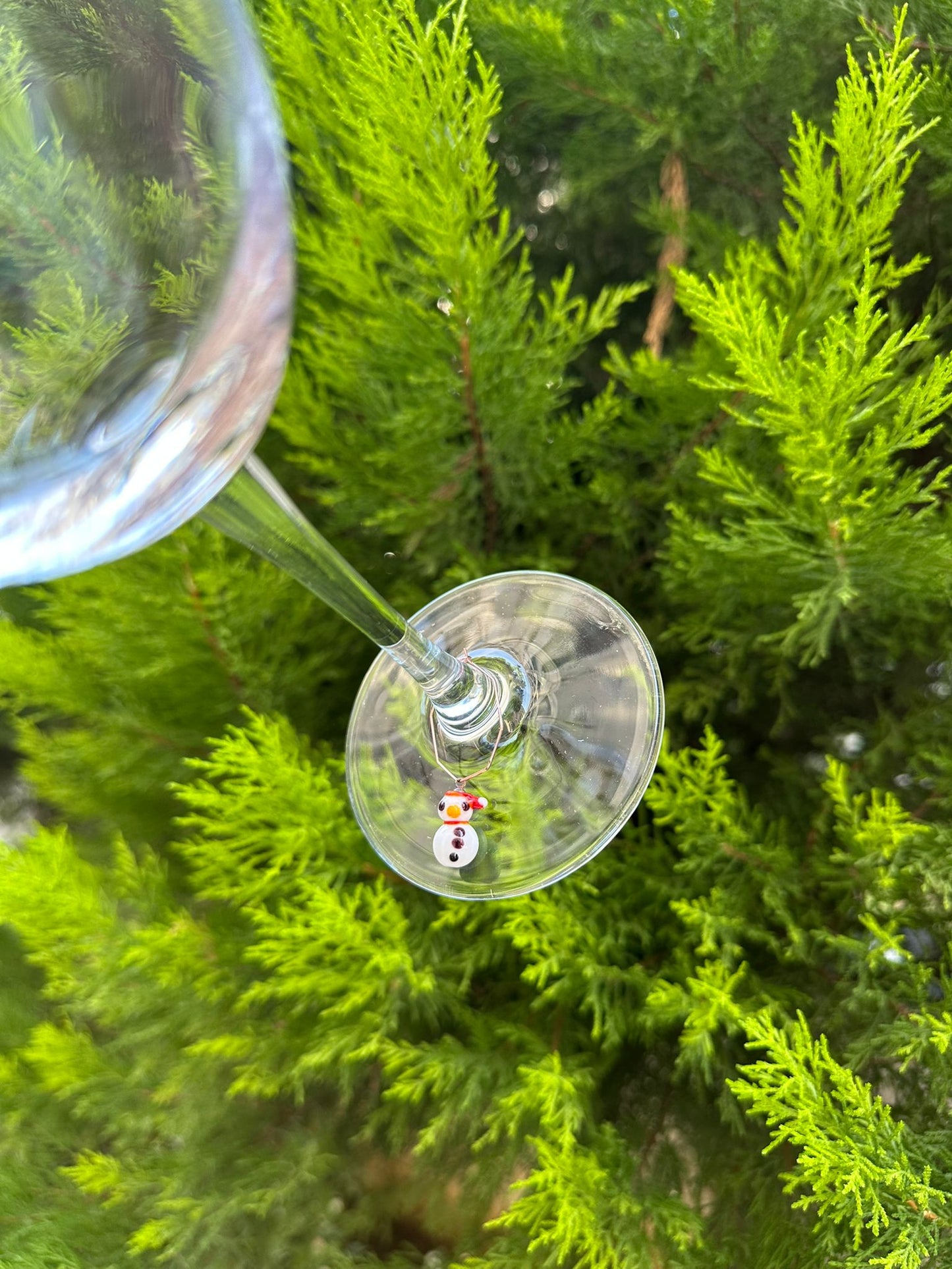 Christmas Wine Glass Marker Set of 5