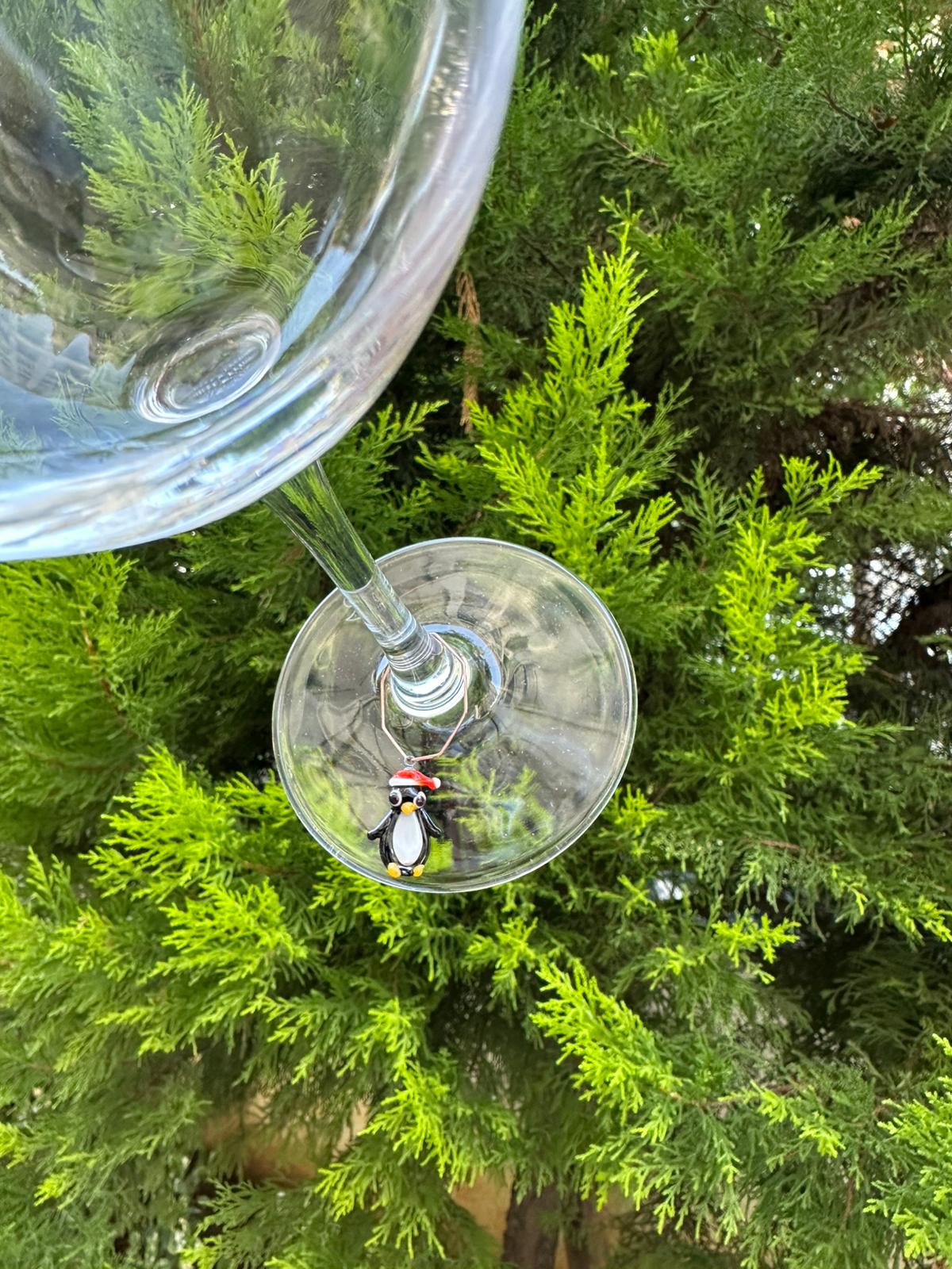 Christmas Wine Glass Marker Set of 5