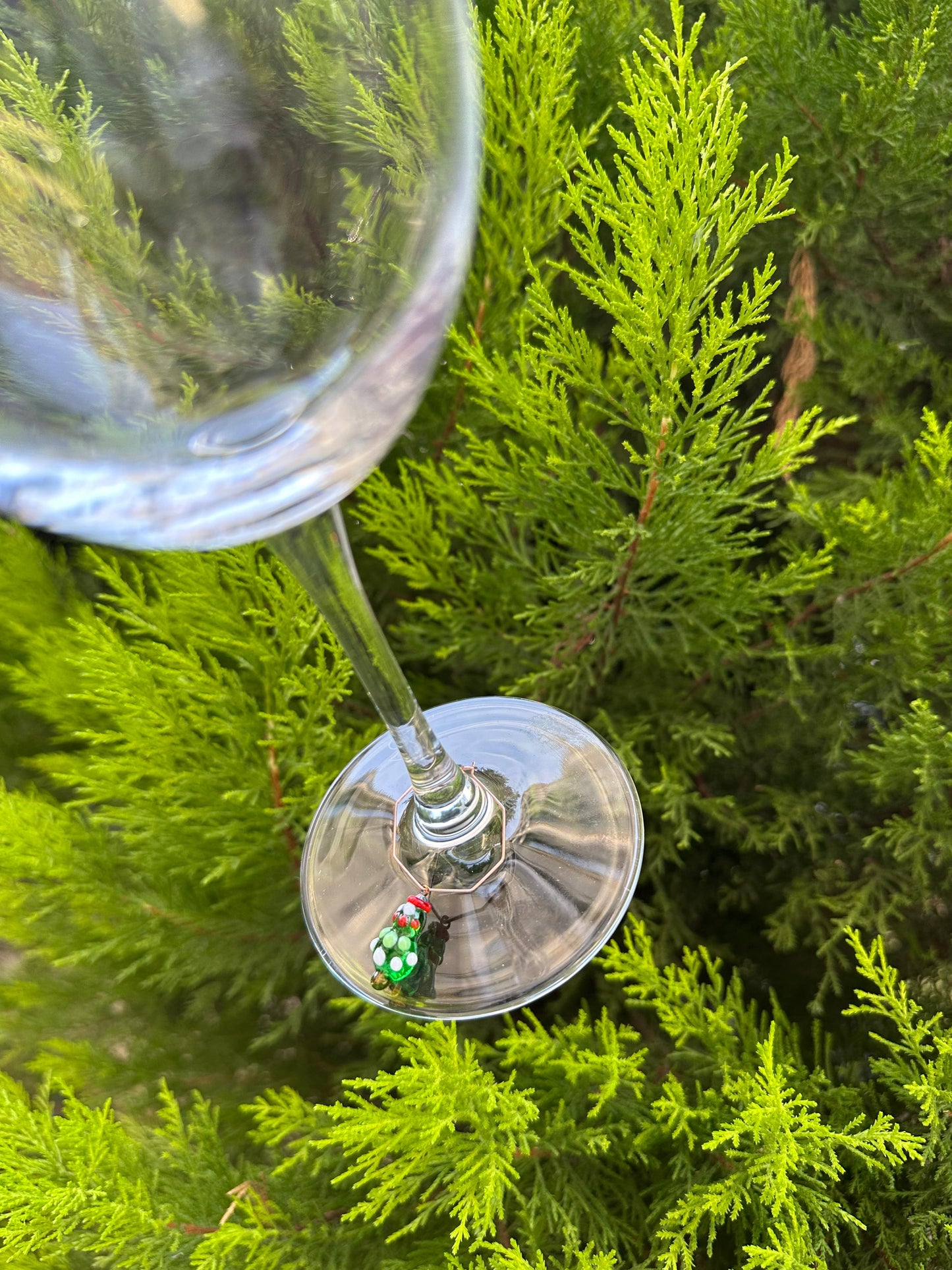 Christmas Wine Glass Marker Set of 5