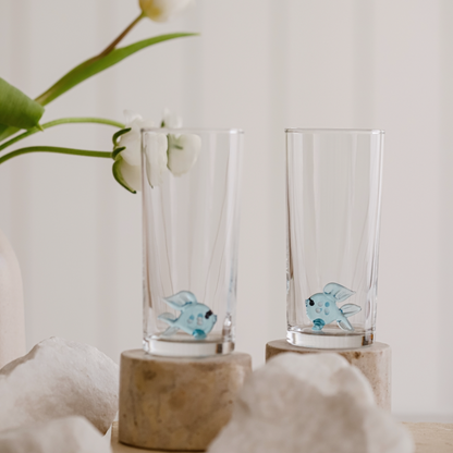 Fish Long Glass