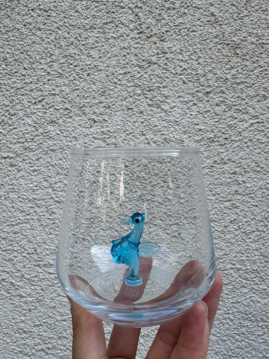 Sea Horse Glass