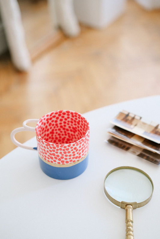 Ceramic Cup Red Freckles