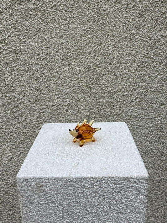 Hedgehog Glass Figurines