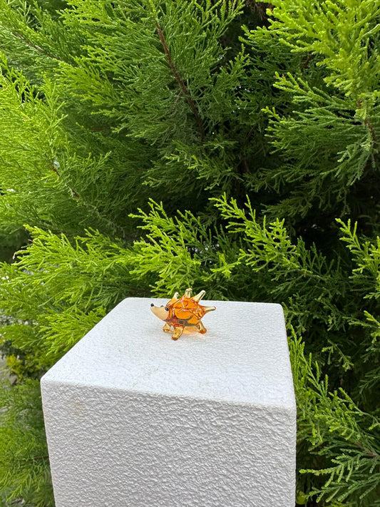 Hedgehog Glass Figurines