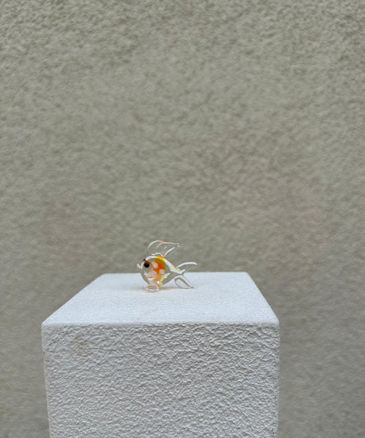 Orange Fish Glass Figurines