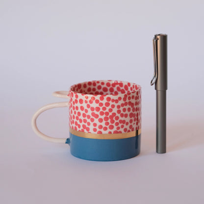 Ceramic Cup Red Freckles