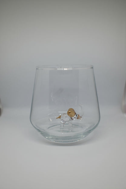 Gold Elephant Glass