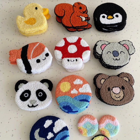 Punch Needle Coasters