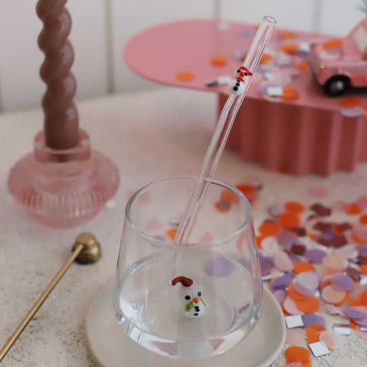Christmas Snowman Straw 🎁🎄